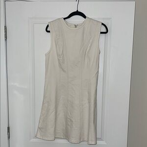 Abercrombie & Fitch white denim dress